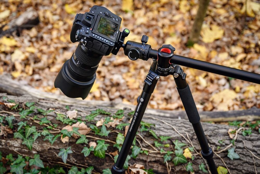 Statyw FOTOPRO X-go Chameleon foto stabilizacja rozkładanie waga wysokość aparat luneta lornetka kamera monopod