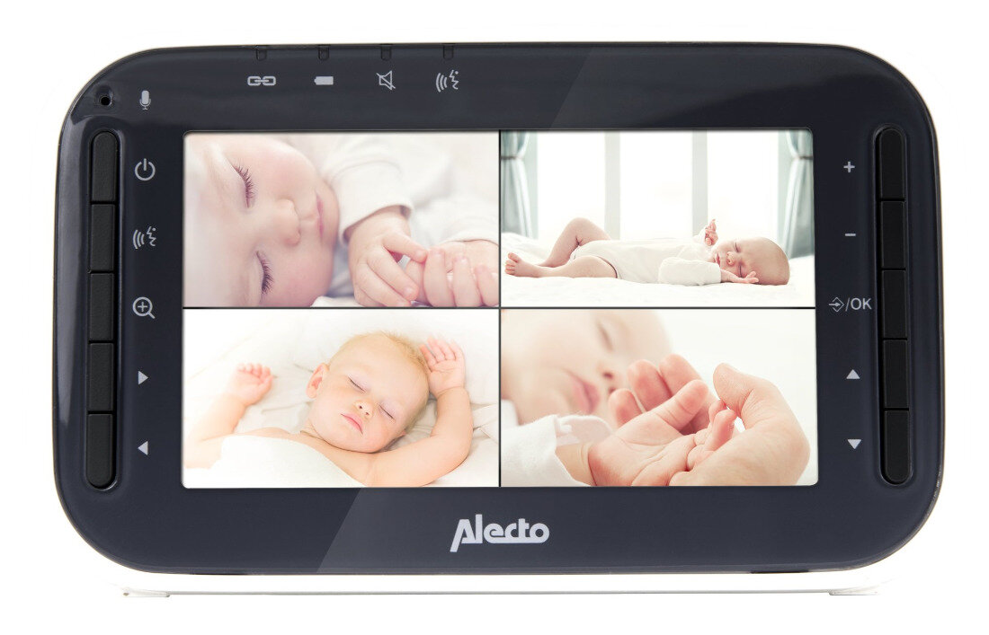 Niania elektroniczna ALECTO DVM-143 rozbydowany system do czterech kamer