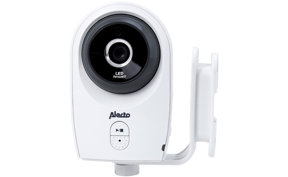 Kamera do elektronicznej niani ALECTO DVM-143C przyciski sterujace na obudowie