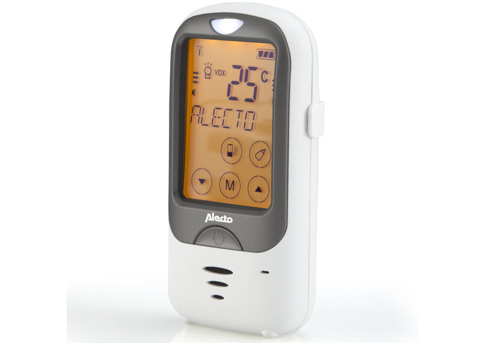 Niania elektroniczna ALECTO DBX-68 wygodna obsluga funkcja oddzwonienia az 6 kolysanek funkcja lampki nocnej