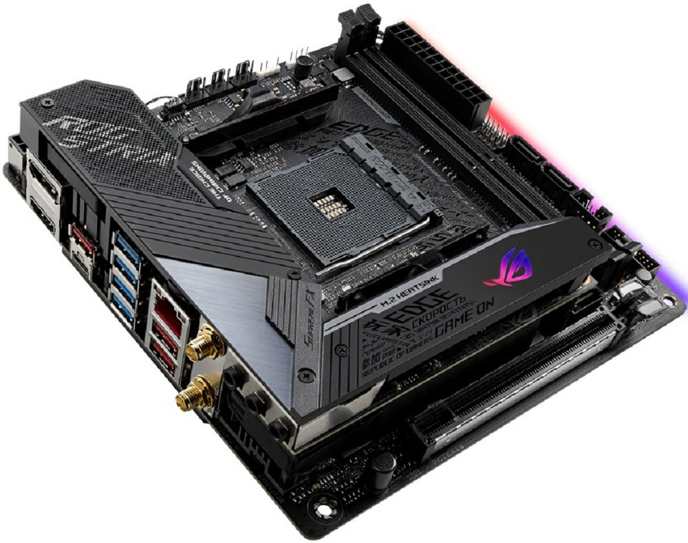 Płyta główna ASUS Rog Strix X570-I Gaming - chlodzenie AMD ryzen