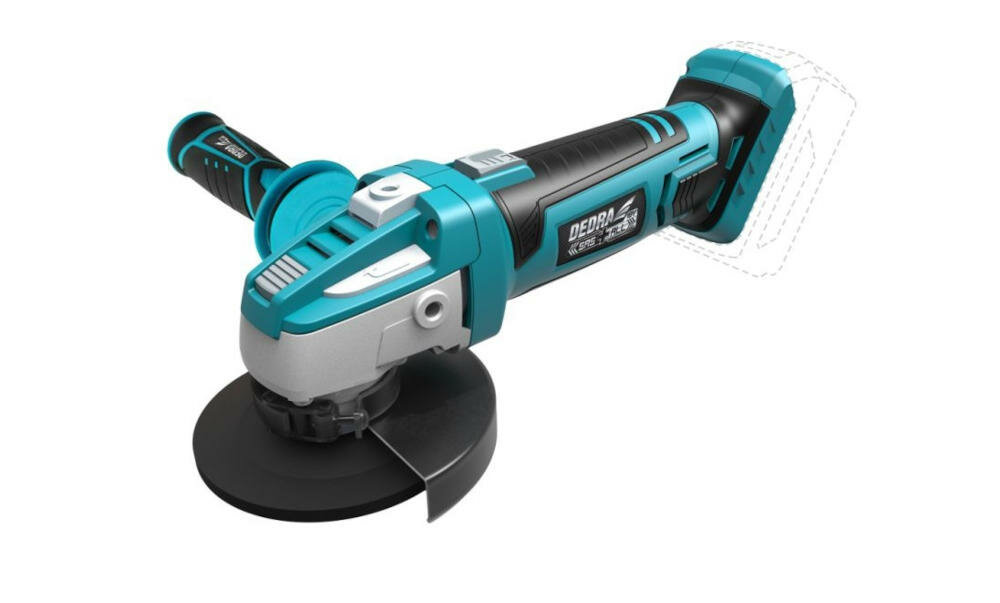 DEDRA-DED7011 szlifierka kątowa akumulatorowa cięcie szlifowanie obróbka elementy metalowe tarcza nowatorski wygląd osłona bezpieczeństwo