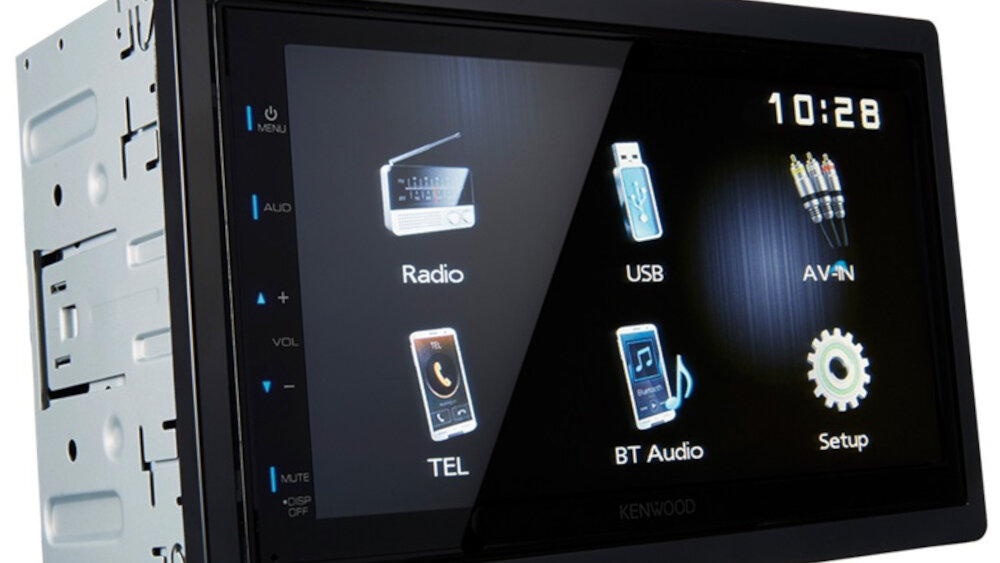 Radio samochodowe KENWOOD DMX 120 BT - złącza