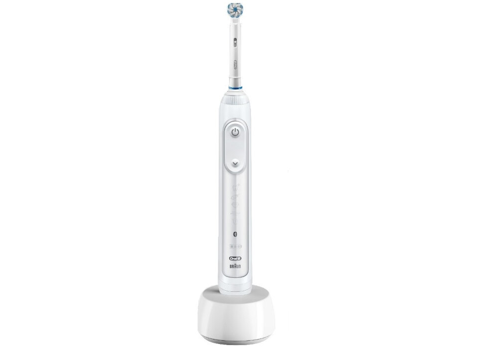 Szczoteczka rotacyjna ORAL-B Genius 10200W + ladowarka ochrona dziasel technologia ochrony dziasel z czujnikiem nacisku wyposazenie