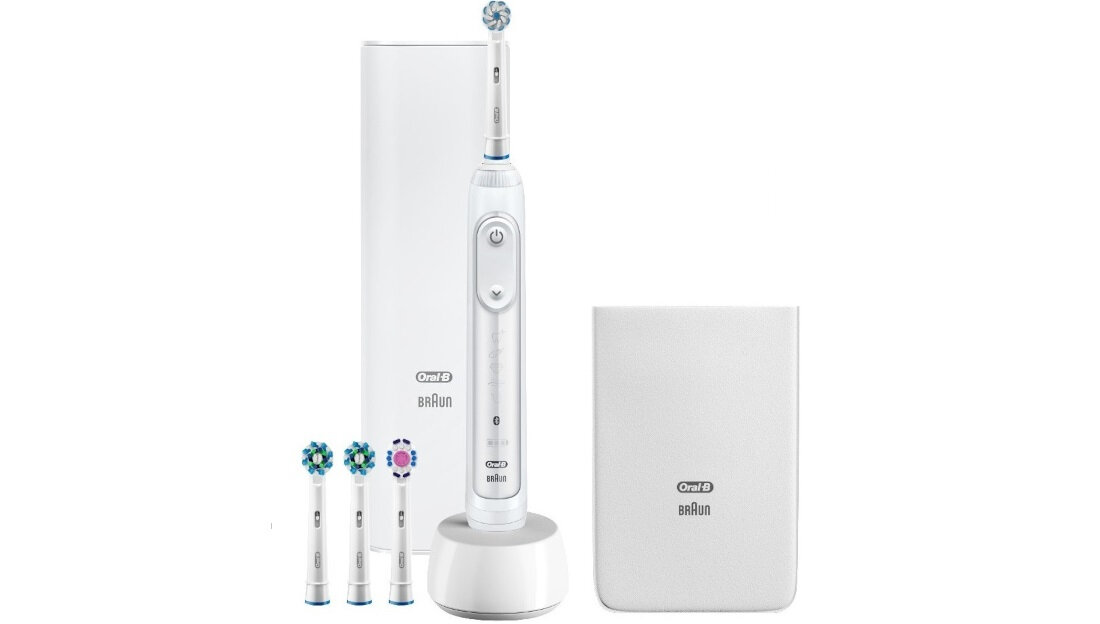 Szczoteczka rotacyjna ORAL-B Genius 10200W + ladowarka sygnalizator czasu mycia 6 trybow pracy