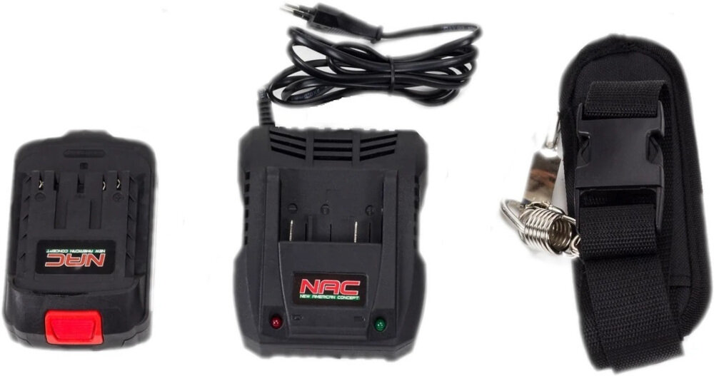 Pilarka akumulatorowa na wysiegniku NAC PCB18-AH-B15-S zestaw ladowarka akumulator szelki