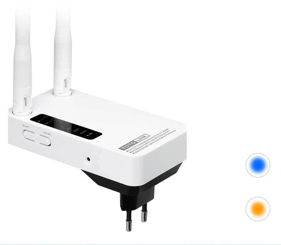 Wzmacniacz sieci TOTOLINK EX1200M - dioda LED