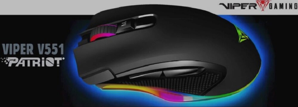 Mysz PATRIOT Viper V551 - Programowalne przyciski 