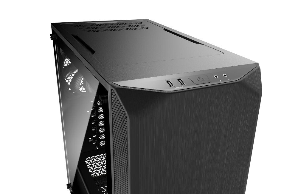 Obudowa BE QUIET! Pure Base 500 obudowa zatoki panel wejścia USB porty mikrofon słuchawki