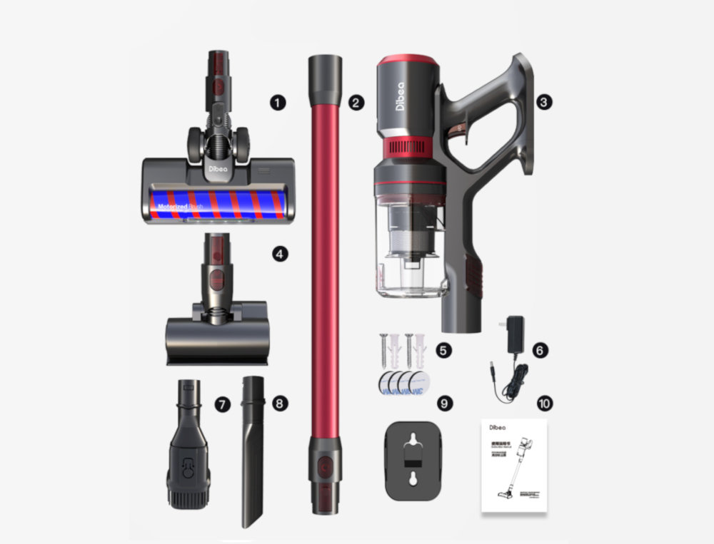 Odkurzacz Dibea D500 PRO APLIKACJE