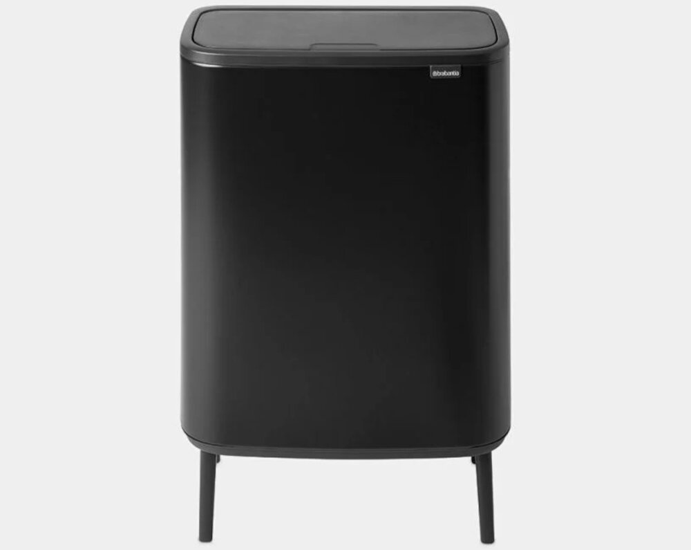 Kosz na śmieci BRABANTIA 130229 Bo Touch Bin Hi 60L Czarny kolorystyka kolor solidna konstrukcja