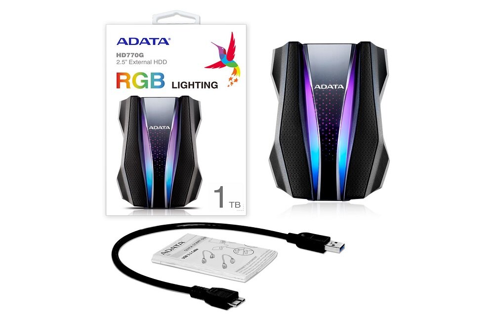 Dysk ADATA HD770G Bezpieczny transport