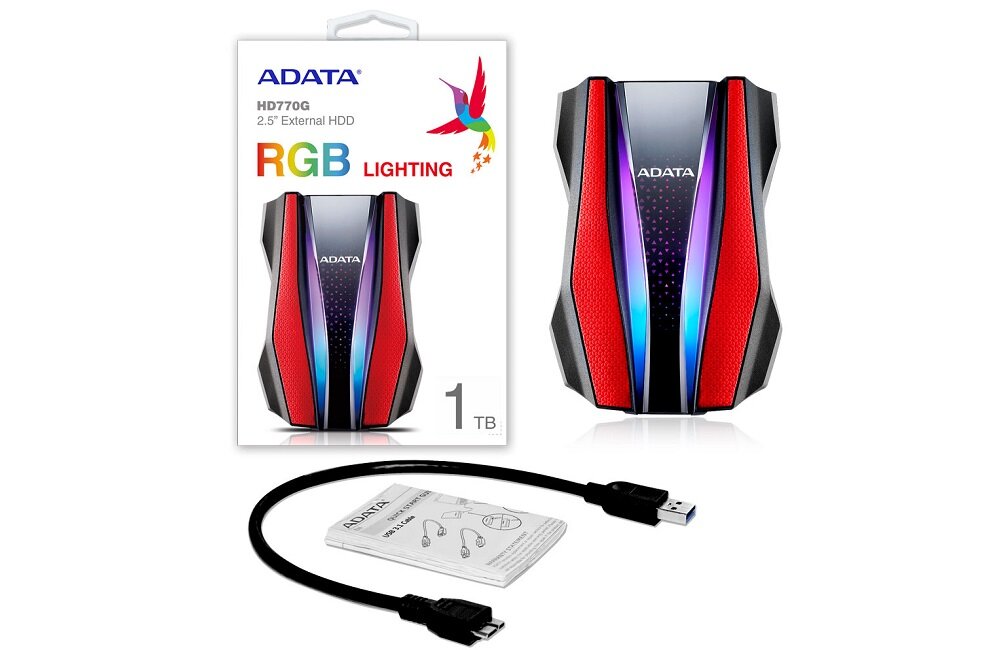 Dysk ADATA HD770G Bezpieczny transport
