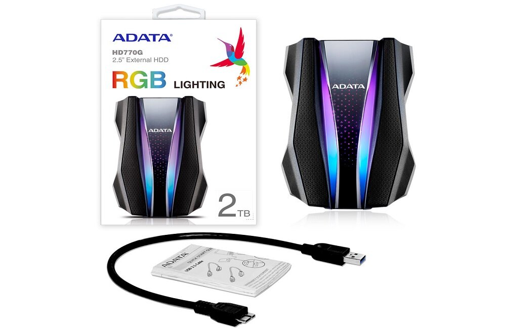 Dysk ADATA HD770G Bezpieczny transport