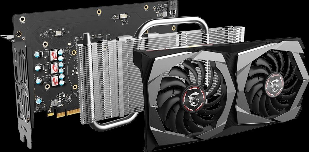 Karta graficzna MSI GeForce GTX 1650 4GB system chłodzenia Twin Frozr 7 cicha praca