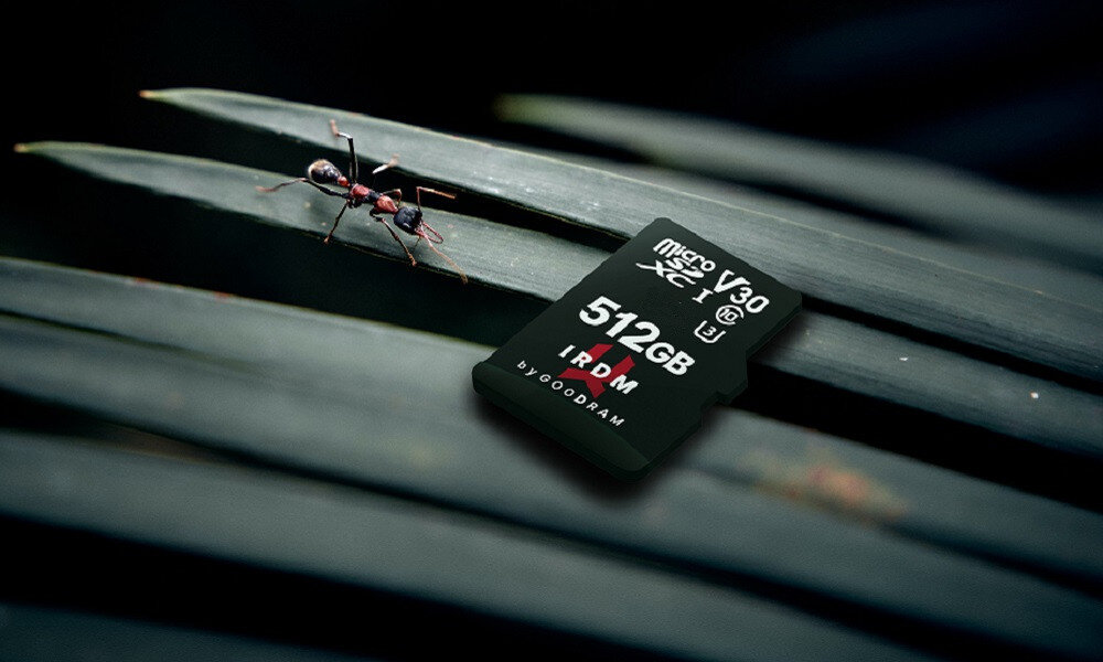 Karta pamięci GOODRAM IRDM microSDXC 64GB wytrzymałość Odporność