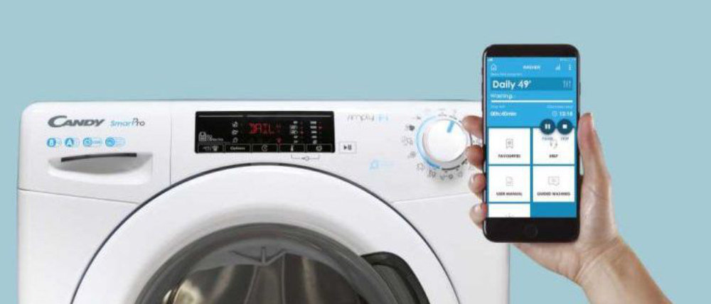 Pralko-suszarka CANDY CSOW 4965TB1-S - Smart Memory zna na pamięć twoje pranie