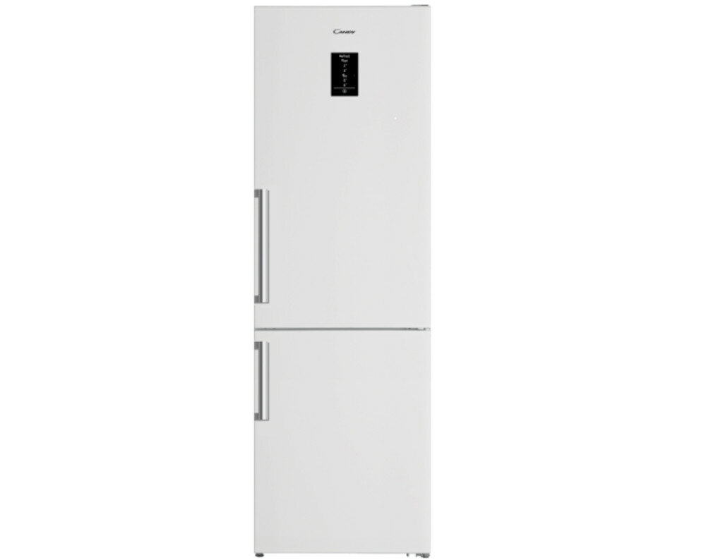 Lodówka CANDY CVBN 6184WBF/S Nofrost Biała front przód panel dotykowy