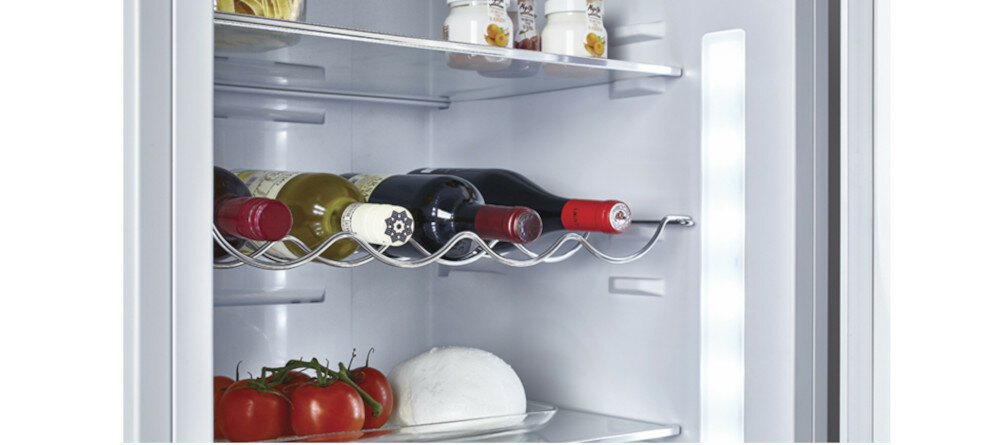 Lodówka CANDY CVBN 6184XBF/S Nofrost Srebrna LED oświetlenie