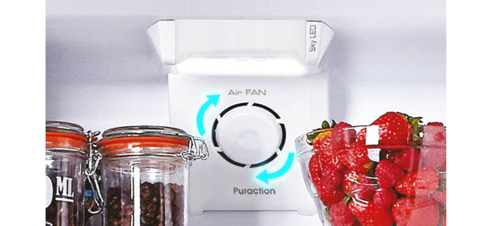 Lodówka CANDY CVBN 6184XBF/S Nofrost Srebrna no frost technologia 