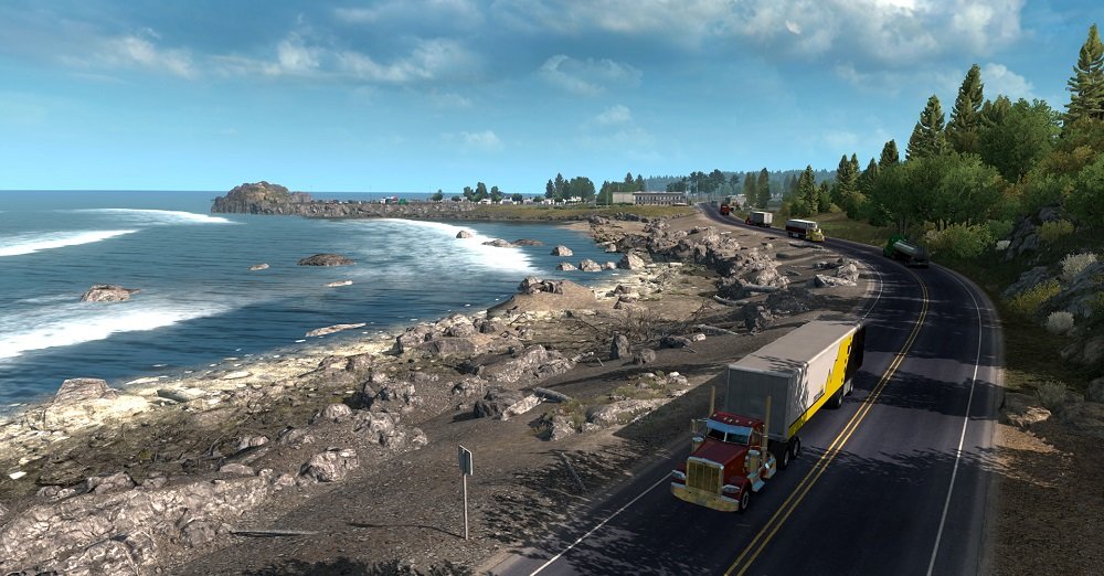 American Truck Simulator Oregon Gra PC screen z gry Mexico