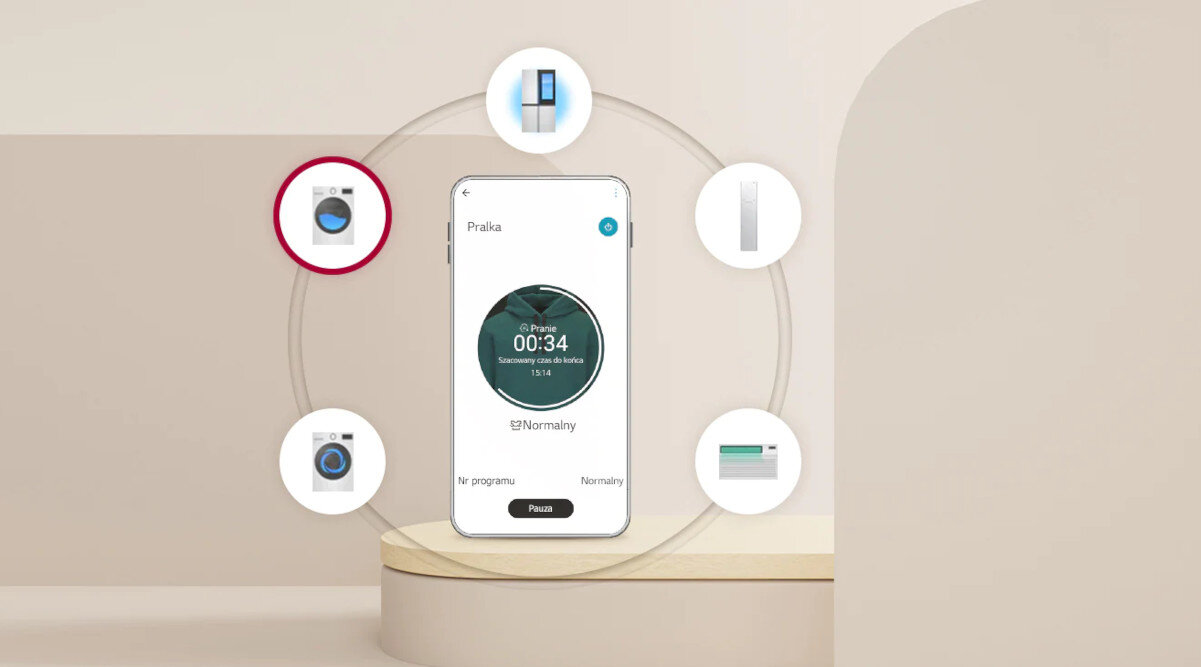 Pralka LG F2WN4S7S2T Vivace - SmartThinQ™