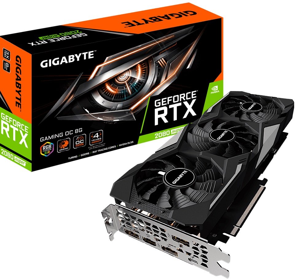 Karta graficzna Gigabyte Geforce RTX 2080 Super Gaming 8 GB RAM GDDR6 wydajność Ray Tracing szybkość obróbka renderowanie