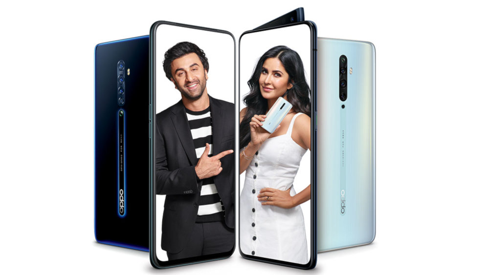 Smartfon OPPO Reno 2 Niebieski - Ogólny Wygląd