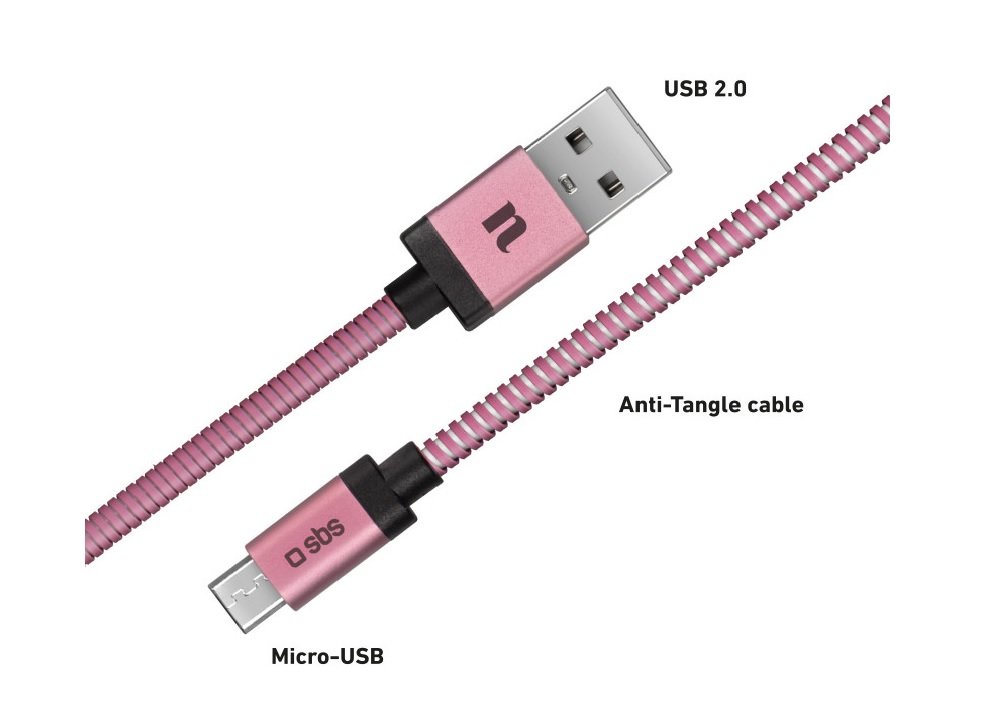 SBS amalfi micro usb odporny na splątanie amalfi do tabletów do smartfonów