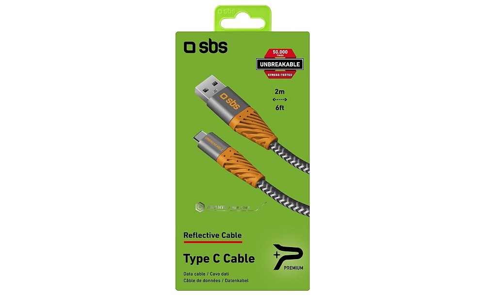 Kabel USB SBS UNBRAKABLE długość