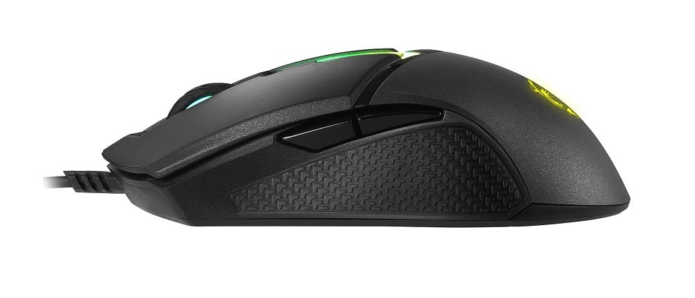 Mysz MSI Clutch GM30 widok bok przyciski