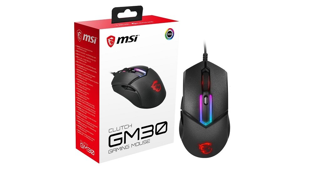 Mysz MSI Clutch GM30 opakowanie