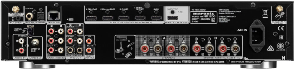 Amplituner MARANTZ NR1200 - multiroom HEOS Apple Siri Google Assistant Amazon Alexa