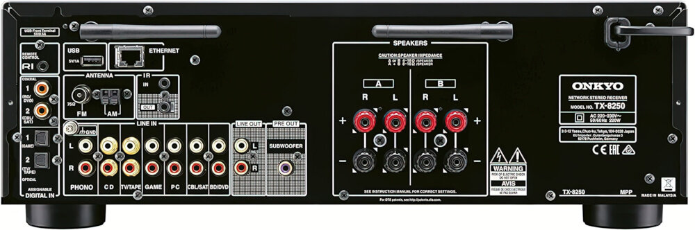 Zestaw stereo ONKYO TX-8250B + FYNE AUDIO F501  - aplikacja