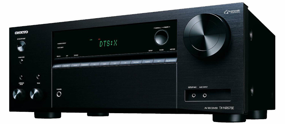 Kino domowe ONKYO TX-NR575B + TAGA TAV-506 v.3 - złącza