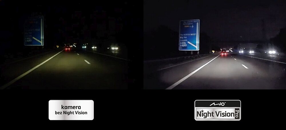 Wideorejestrator MIO Mivue M760-Dual nocne