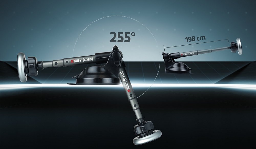 XBLITZ G250 uchwyt do telefonu ustawienie