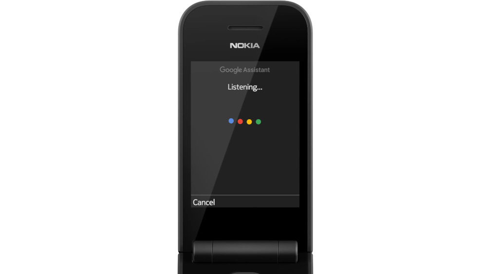 Telefon NOKIA 2720 Flip Dual Sim Czarny - Asystent Głosowy