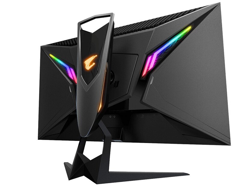 Monitor GIGABYTE Aorus FI27Q - Praktyczny i nowoczesny design podświetlanie RGB Fusion 2.0