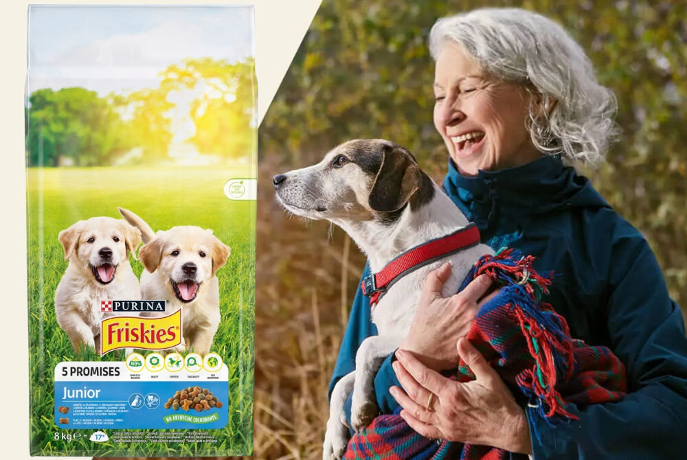 Karma dla psa PURINA Friskies 5 Promises Junior Kurczak z warzywami i z mlekiem 8 kg sklad analiza