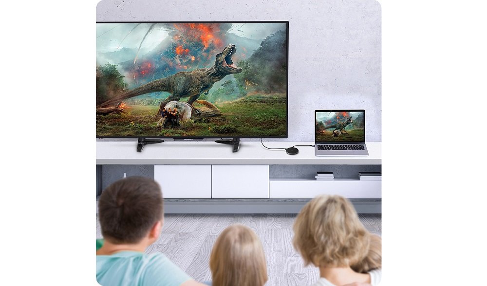 Ładowarka indukcyjna BASEUS Circular Mirror Czarny HDMI 4K
