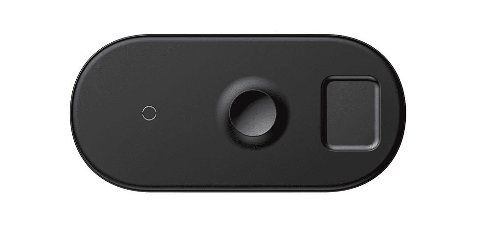 Ładowarka indukcyjna BASEUS Smart 3w1 Czarny widok 3 przód