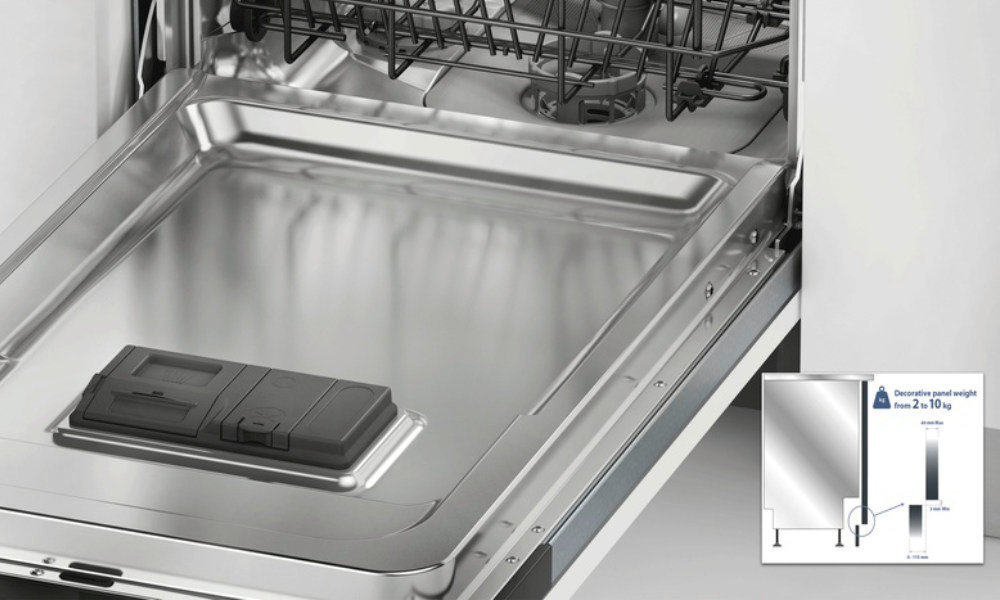 Zmywarka WHIRLPOOL WIO 3T122 PS - Zawiasy ślizgowe
