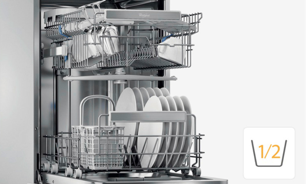 Zmywarka WHIRLPOOL WIO 3T122 PS - Połowa załadunku