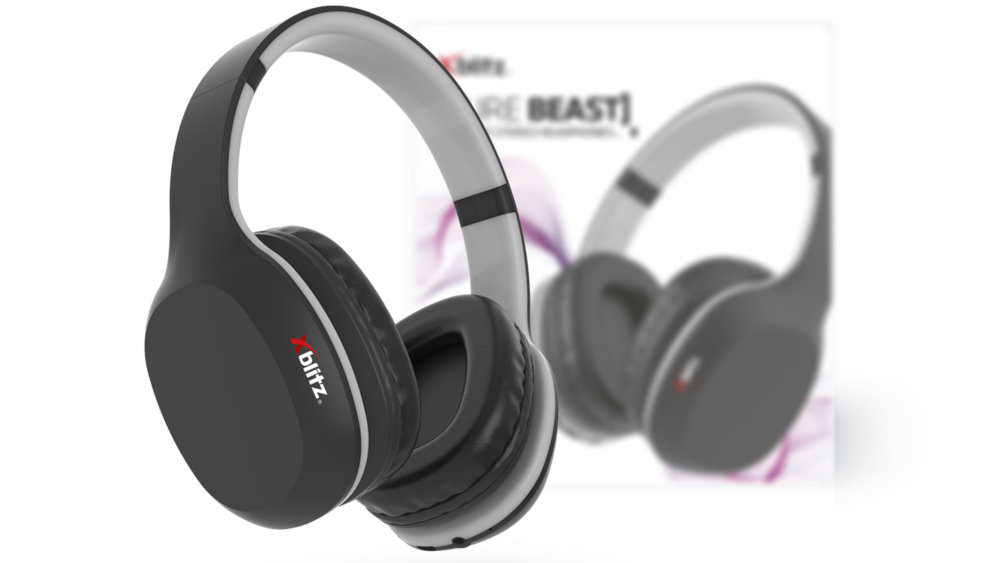 Słuchawki Nauszne XBLITZ Pure Beast Czarny - Ogólny