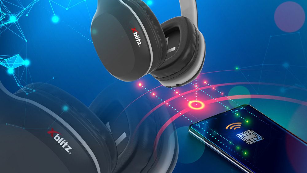 Słuchawki Nauszne XBLITZ Pure Beast Czarny - Bluetooth