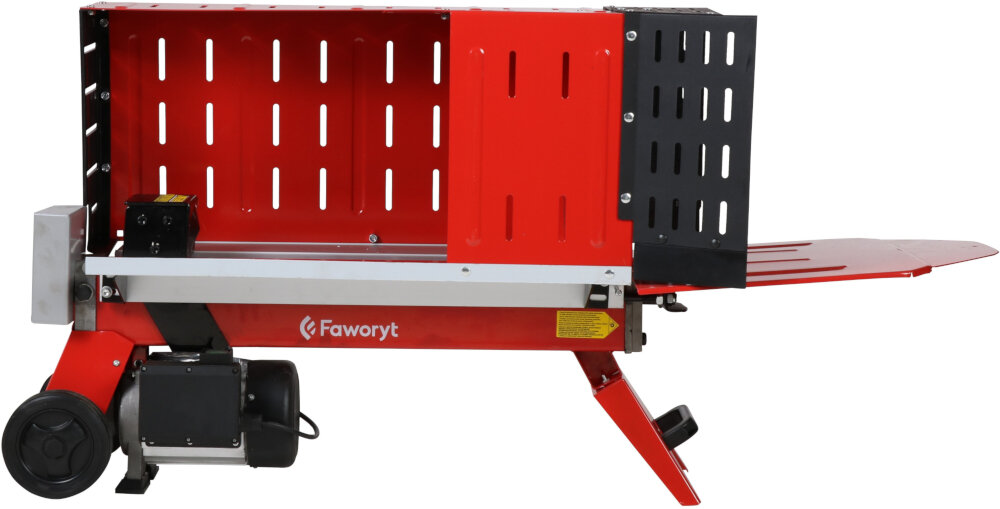 Rozdrabniacz do gałęzi FAWORYT WRH5T-O elektryczny ergonomiczne rozwiązanie ciężki waga 55 kg łatwy transport w zestawie instrukcja obsługi w języku polskim
