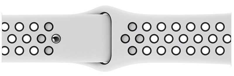 Pasek sportowy Nike silikonowy Apple Watch przyjemny elegancko oplata nadgarstek