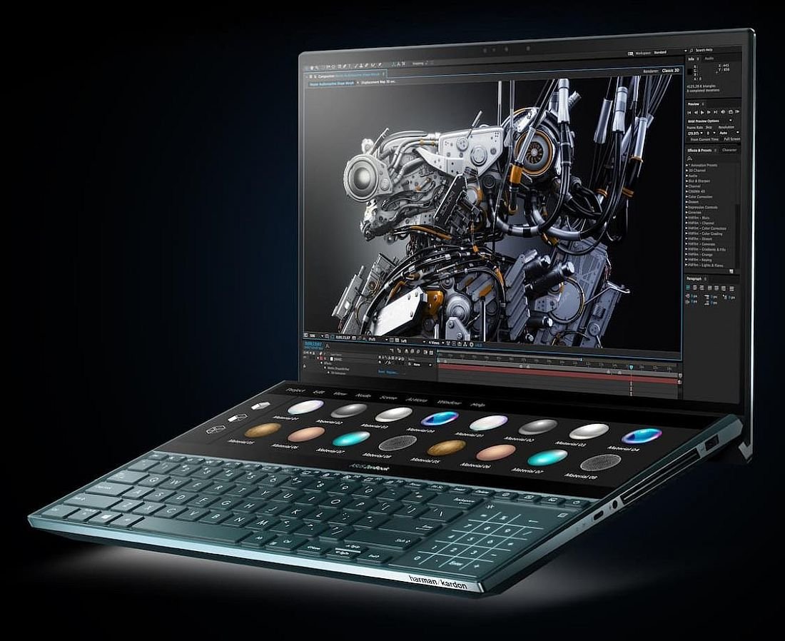 Laptop ASUS ZenBook Pro Duo - Grafika