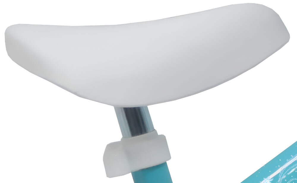 Rowerek biegowy DISNEY Kraina Lodu 10 Niebieski budowa z wytrzymałej stali bezpieczeństwo wysoka trwałość regulowana kierownica siodełko rośnie z dzieckiem potrzeby wzrost narzędzie dukacyjne utrzymanie równowagi 